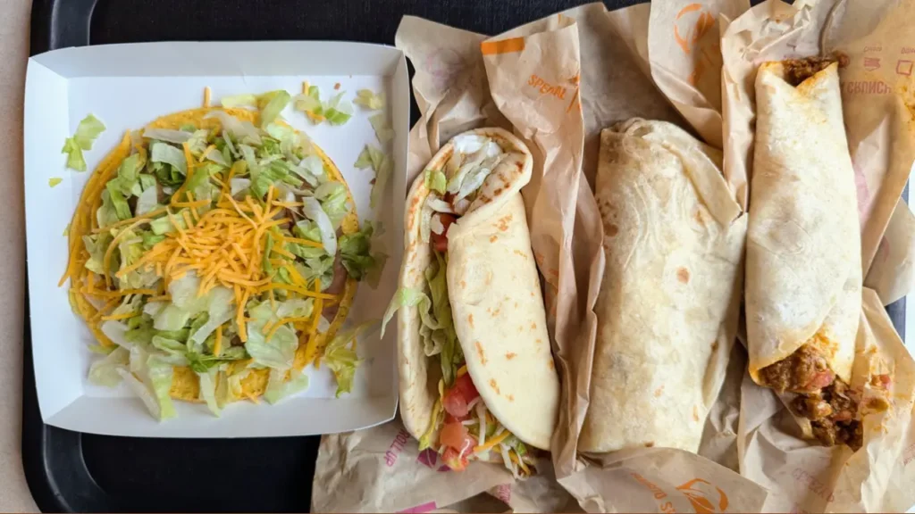 1960s Classic Start Tostada Taco Bell Decades Menu