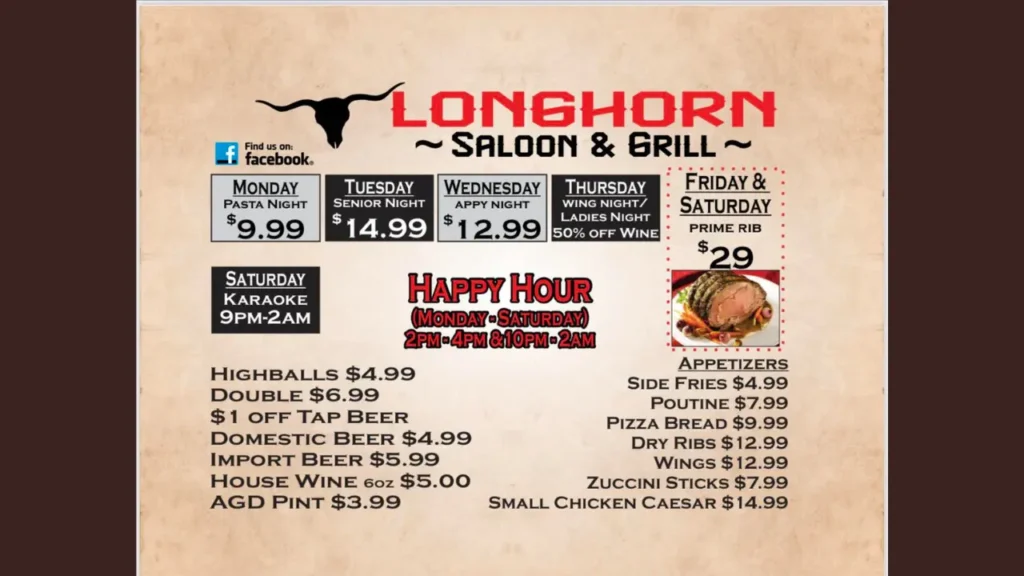 Best Days to Visit LongHorn Steakhouse Happy Hour
