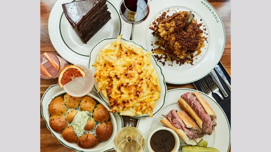 Brunch Choices Maison Pickle Menu
