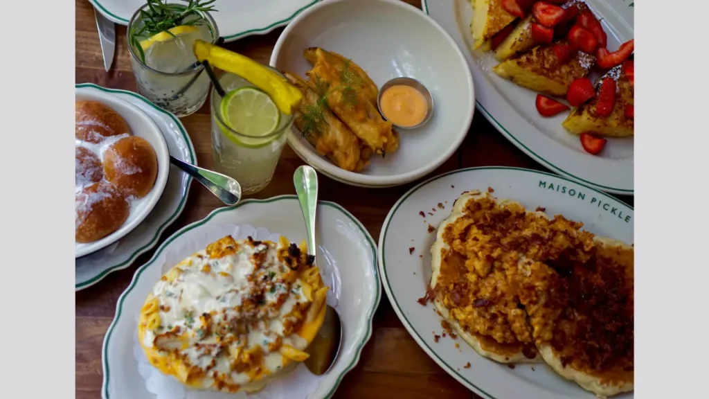 Dinner Favorites Maison Pickle Menu