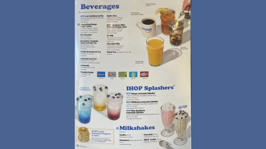 Drinks IHOP Happy Hour