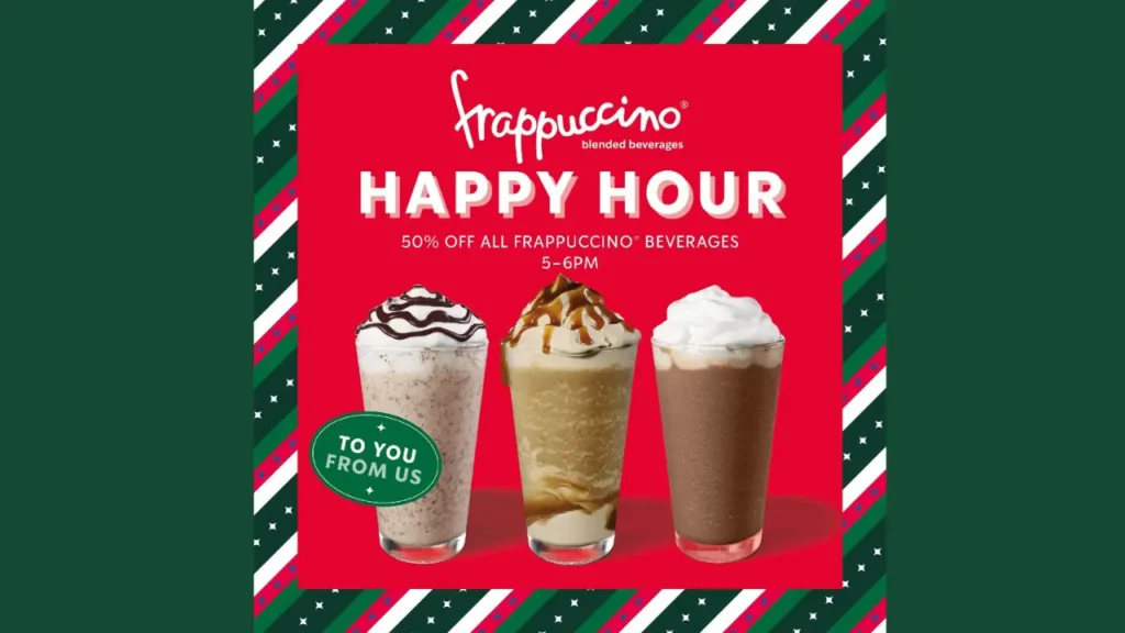 Drinks Starbucks Happy Hour Menu
