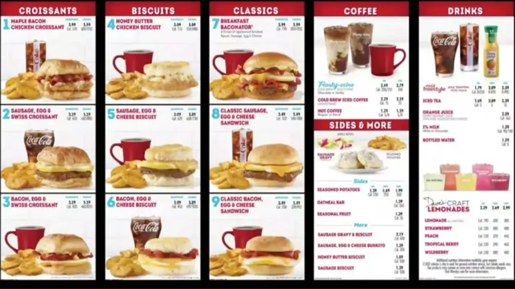 Drinks Wendy Menu