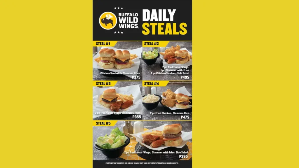 Juicy Burgers Buffalo Wild Wings Menu