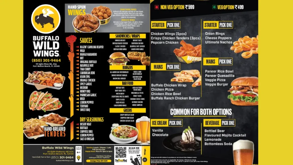 Sandwiches and Wraps Buffalo Wild Wings Menu
