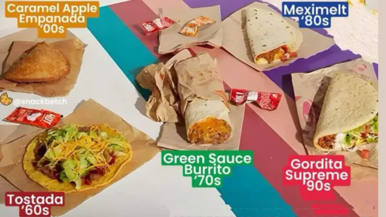 Taco Bell Decades Menu
