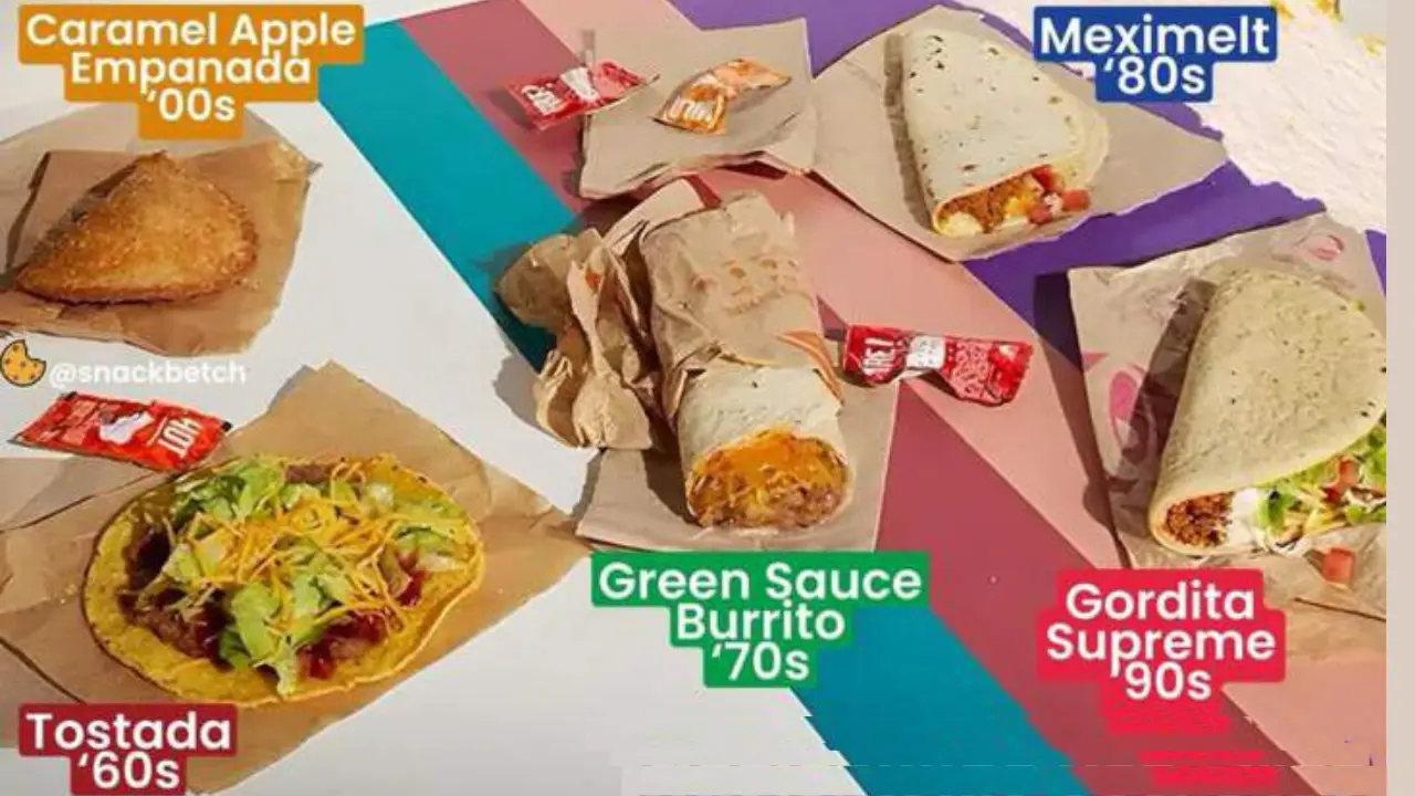 Taco Bell Decades Menu