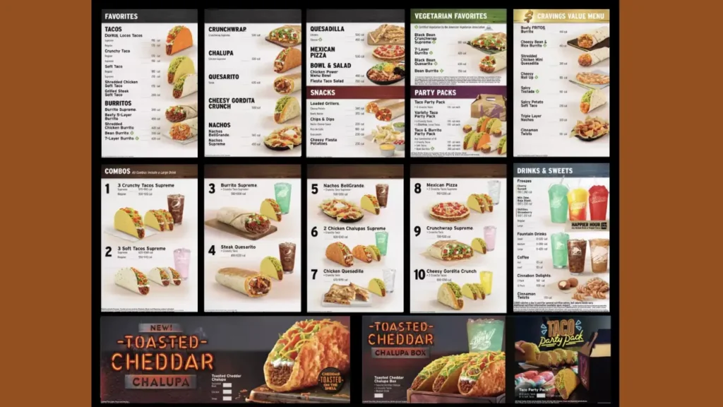 Tacos Tacobell Menu