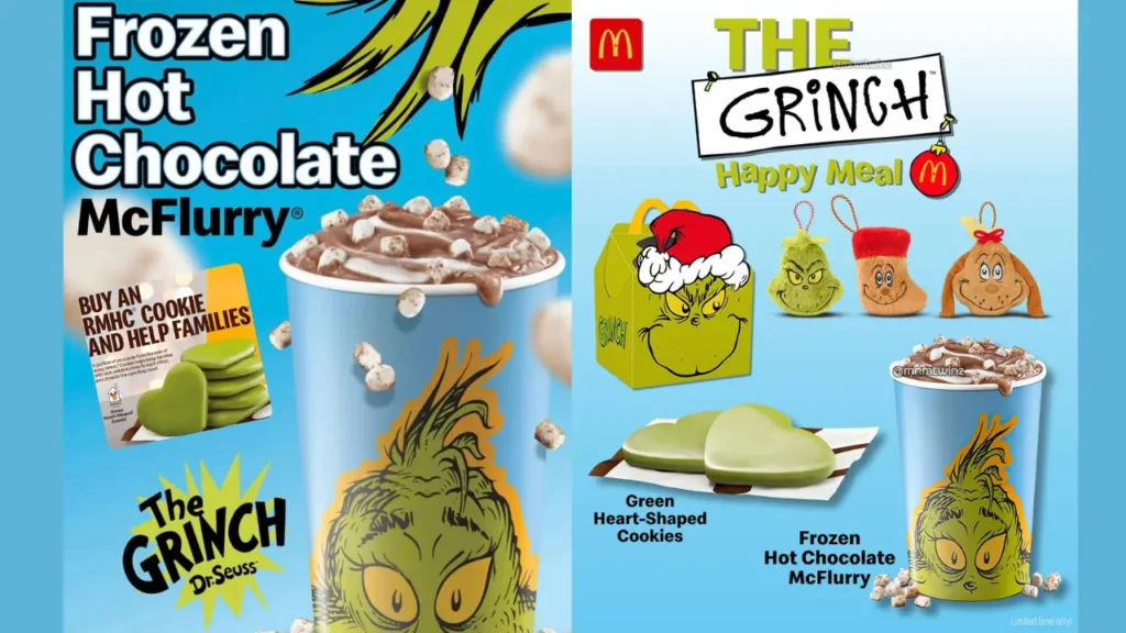 The Grinch McFlurry McDonalds The Grinch Meal
