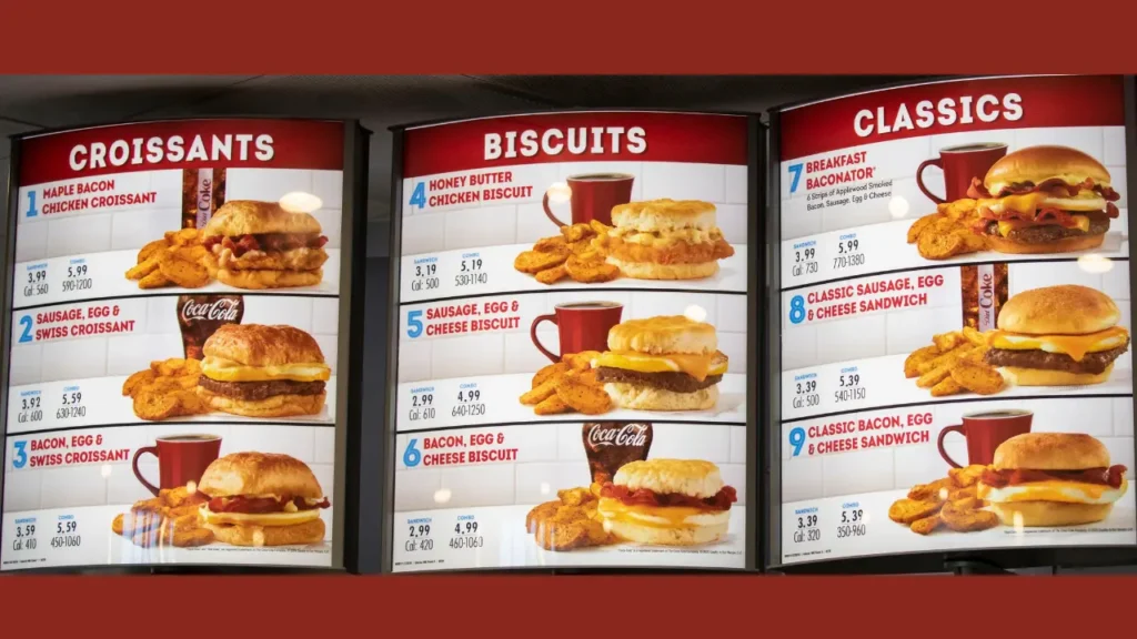 Biscuit Lovers Wendy Breakfast Menu