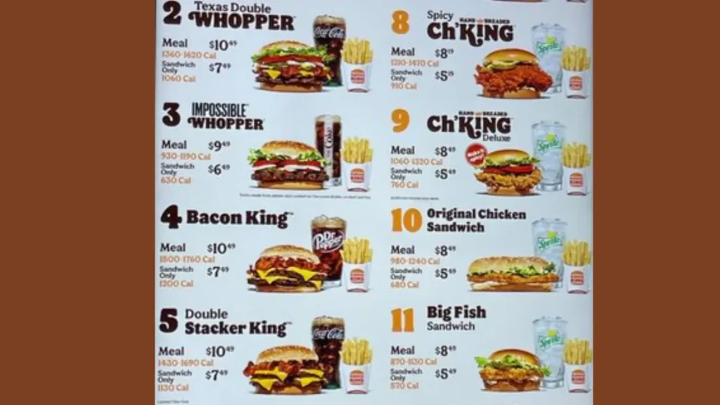 Breakfast Starts Right Burger King Menu