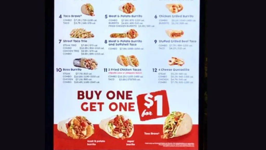 Breakfast Taco John’s Menu