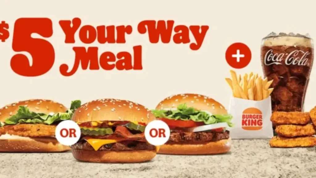 Limited Time Surprises Burger King Menu