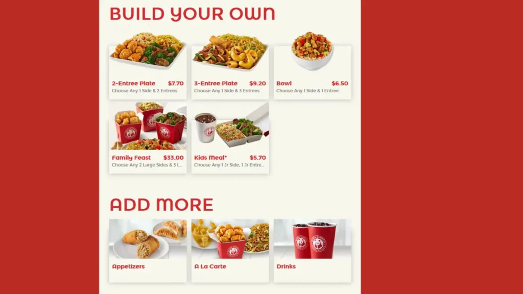 Value Hacks Panda Express Menu