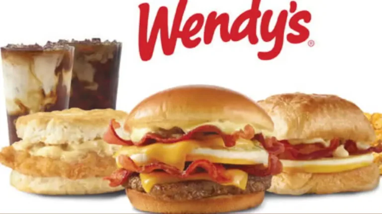 Wendy Breakfast Menu