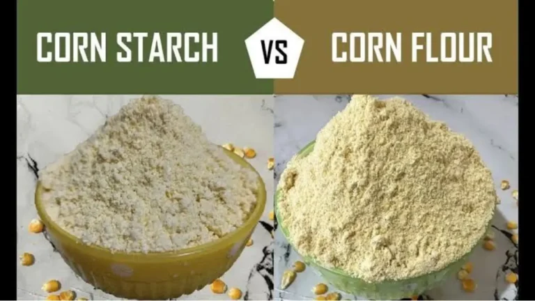is corn meal the same as corn starch