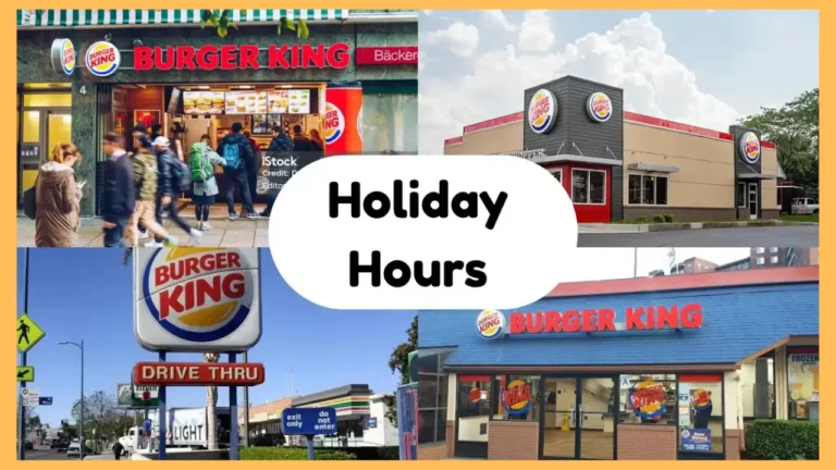 burger king holiday hours