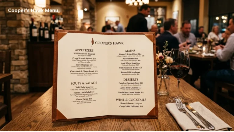 Cooper’s Hawk Menu Guide Prices, Best Dishes & Wine Pairings