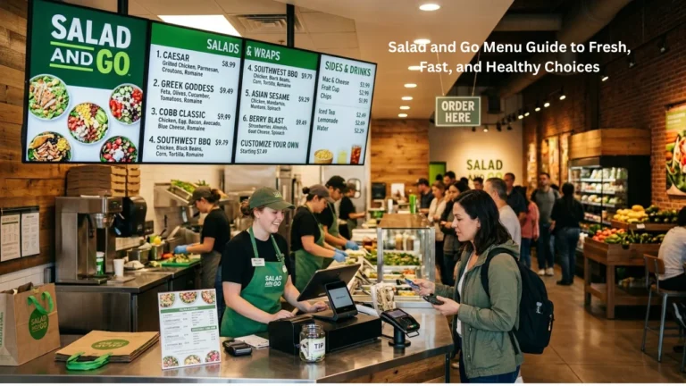 Salad and Go Menu Guide to Fresh, Fast, and Healthy Choices