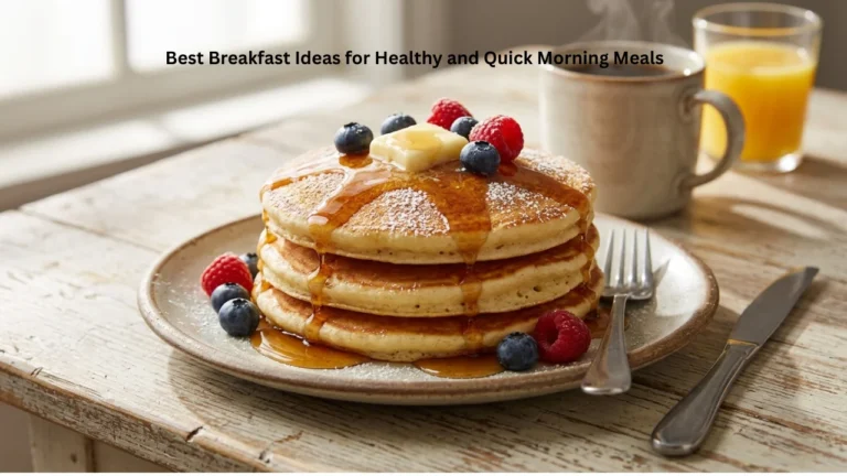 Best Breakfast Ideas for Healthy and Quick Morning Meals