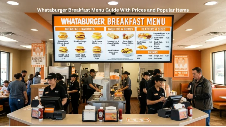 Whataburger Breakfast Menu Guide With Prices and Popular Items