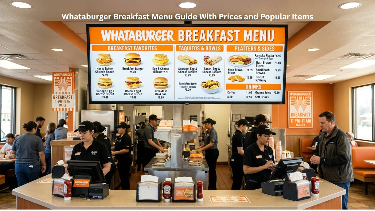 Whataburger Breakfast Menu Guide With Prices and Popular Items